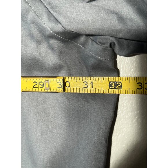 Van Heusen Men's 20 (35-36) Tall Fit Stretch Gray Dress Shirt Oeko-Tex LS Collar - Picture 15 of 16